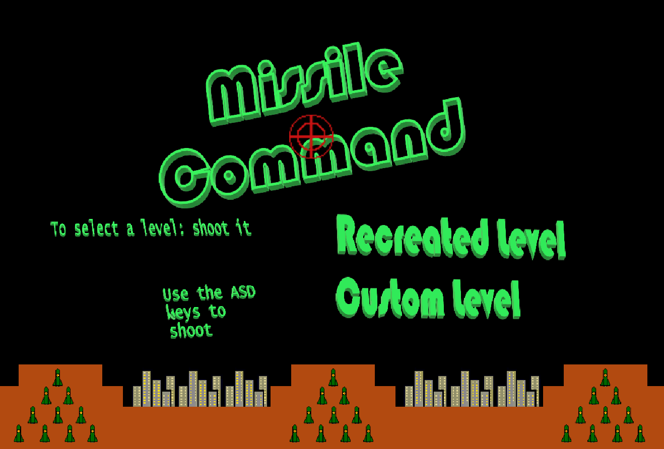 Atari Missile Command Remake